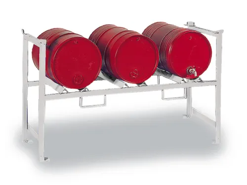 stapelframe,v. 3x60l vat,HxBxD 790x1390x650mm,1xvatensteun,verzinkt
