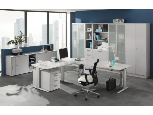 caisson de bureau,HxlxP 720-760x428x800mm,1 TP,poignée bande