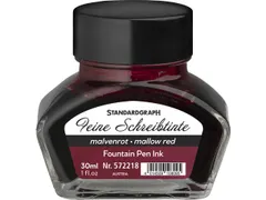 Encre calligraphique Standardgraph 30ml rouge mauve