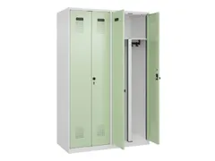 PBM-locker,HxBxD 1850x1200x500mm,4vak,vak B 300mm,draaigrendel