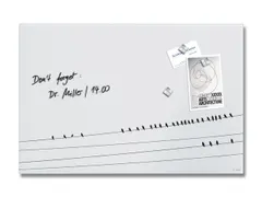 Glasmagneetbord Sigel mat LITTLE BIRDS 60x40cm