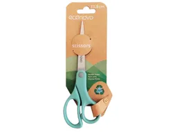 Schaar Econovo 178mm blauw blister à 1 stuk