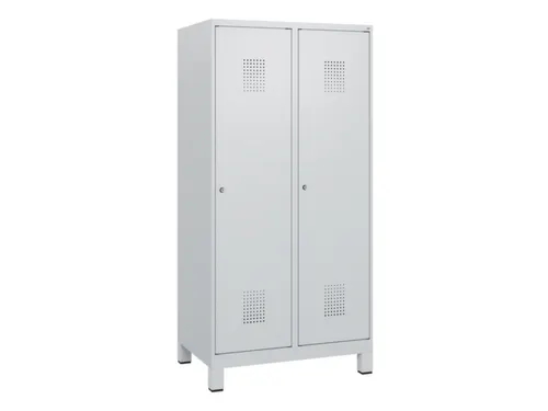 schoollocker,HxBxD 1630x800x500mm,2vak,vak B 400mm,cil.-slot,voeten