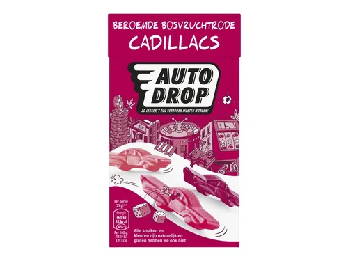 Autdrop Beroemde Bosvrucht Rode Cadillacs pak 280gr