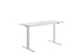 Elektrisch ihv bureau,HxBxD 700-1200x1400x600mm,blad wit,T-voet wit
