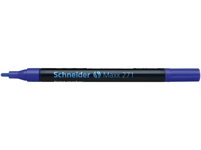 Lakmarker Schneider Maxx 271 1-2mm Blauw