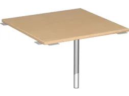 koppelelement voor bureau,90 °,HxBxD 680-820x800x800mm,blad beuken