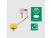 Haws 7610 Axion Pull Down oog- en gelaatsdouche, per stuk