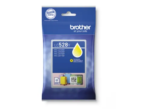 Inktcartridge Brother LC-528Y geel 5.000 pagina's