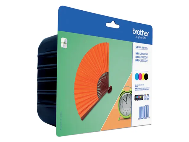 Inktcartridge Brother LC-129XLVALBP zwart + 3 kleuren HC