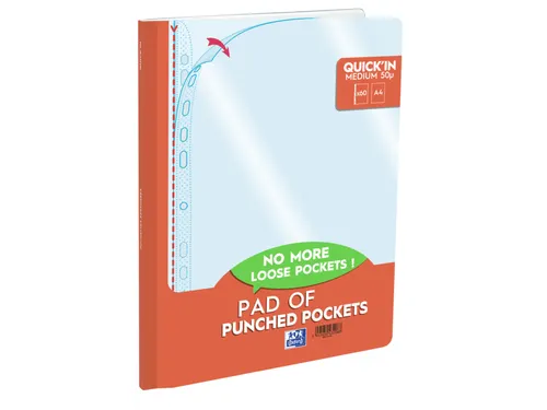 Showtas Oxford Quick ' ín A4 11-gaats 0.05mm PP