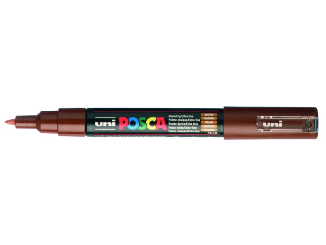 Verfstift Posca PC1MC Extra Fijne punt 0,7-1,0mm bruin