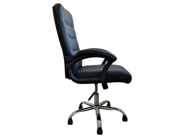 Bureaustoel Premium PU Kunstleer Zwart