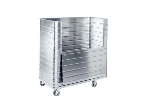 aluminium bakwagen,laadvl. LxB 900x500mm,350l,HxLxB 980x950x550mm