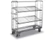 Bijzetwagen Verzinkt 400kg H 1571mm Laadvlak 1570x637mm 3 Etages