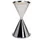 Zandasbak Rvs Hxø 730X400Mm Ronde Trechter Incl. Sticker