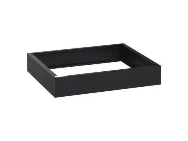 sokkel,HxBxD 100x600x500mm,kunststof,RAL7021,meerprijs