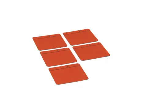 Magneetfolie Scrum Rood 75x75mm dikte 0,85mm