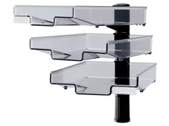 Brievenbak Hansa met 360 graden zwenkarm 3stuks zwart