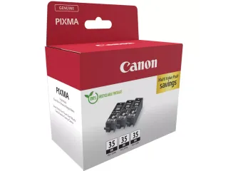 1509B028 Canon PGI-35BK-zwarte-inktcartridge (triple pack) - 1