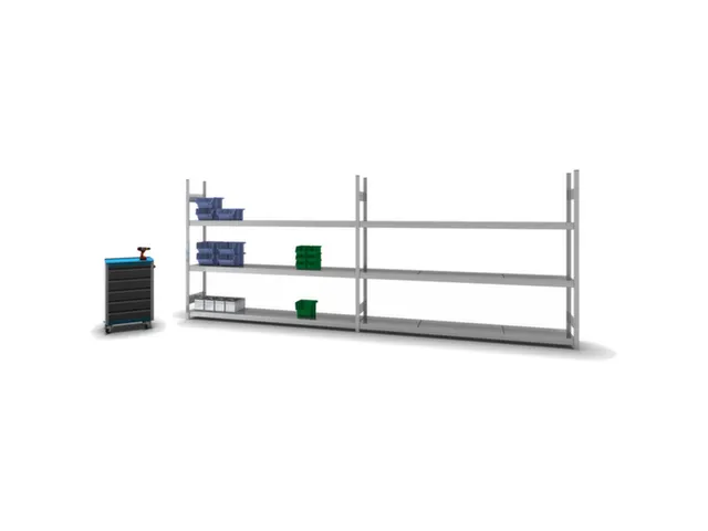 rayonnage grande largeur,rayonnage départ,HxlxP 2000x2570x435mm