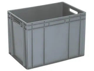 Euronorm Stapelkrat Hxlxb 410x600x400mm 83liter Grijs - 1