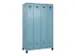 locker voor scheiding van kleding,HxBxD 1950x1200x500mm,4vak