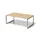 vergadertafel/directiebureau,HxBxD 740x2000x1200mm,rechthoekig