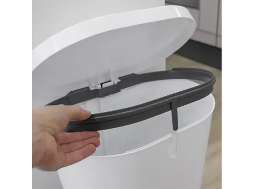 Pedaalemmer Zamora 25 Liter Wit Antraciet