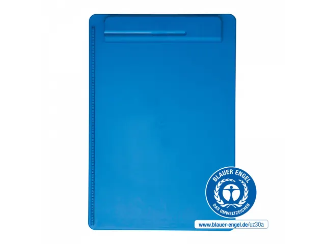 Klembord MAULgo uni recycled A4 staand blauw