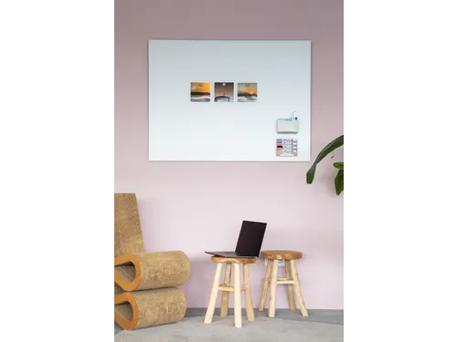 Mat Glasbord 100x150cm Warm Grey rechte hoeken