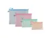Pochette zip Foldersys EVA A4 bleu pastel