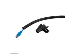 Kabelspiraal Neomounts voor 1-3 kabels 15mm universeel zwart
