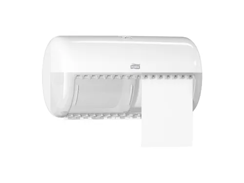 Tork 557000 T4 Toiletpapier Dispenser Elevation Twin Verticaal Wit