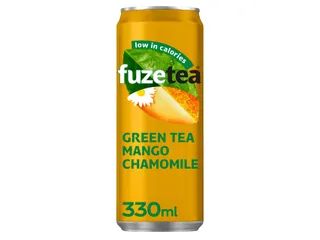 Frisdrank Fuze Tea Green Tea mango chamomile blik 330ml - 2