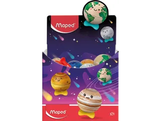 Puntenslijper Maped Planet display à 24 stuks assorti - 3