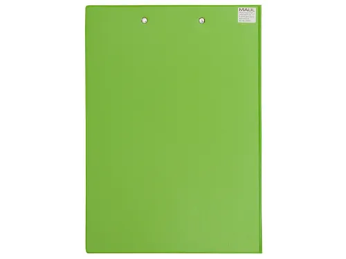 Klembordmap MAUL A4 staand met penlus PVC neon groen
