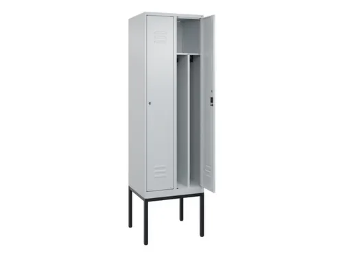 locker voor scheiding van kleding,HxBxD 2120x600x500mm,2vak