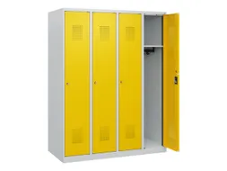 schoollocker,HxBxD 1530x1200x500mm,4vak,vak B 300mm,cil.-slot