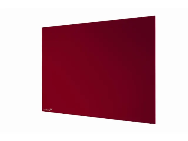 Glasbord 60x80cm Rood