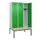locker met bank,HxBxD 2120x1200x815mm,3vak,vak B 400mm,cilinderslot