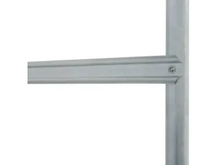 bordestrap,verrijdbaar,bordes H 1,7m,2x7treden m. R13-laag,aluminium - 5