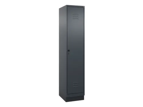 locker,HxBxD 1950x400x500mm,1vak,vak B 400mm,draaigrendel,sokkel