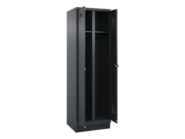 locker voor scheiding van kleding,HxBxD 1950x600x500mm,2vak
