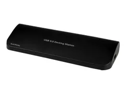 Dual Monitor USB 3.0 laptop docking station met HDMI, DVI en VGA