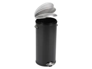 Pedaalemmer Belle Deluxe 30 Liter Zwart Mat RVS - 2