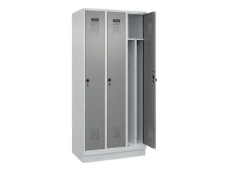 locker voor scheiding van kleding,HxBxD 1950x900x500mm,3vak - 1