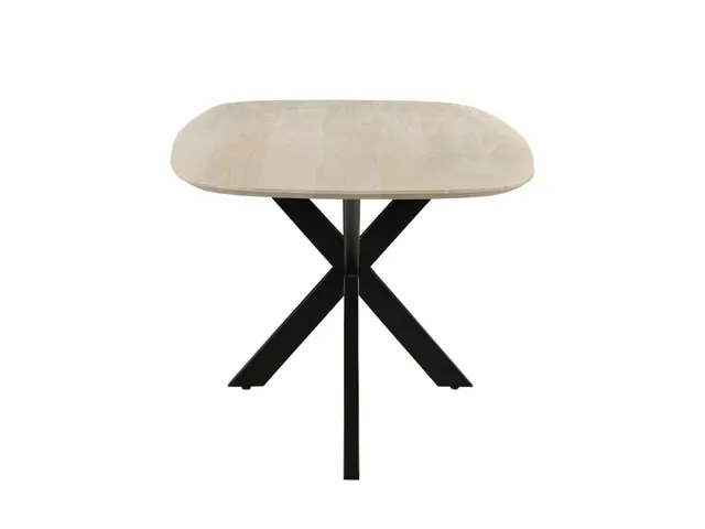 Table de réunion Harper Pied araignée Danois Ovale 240x100cm Naturel