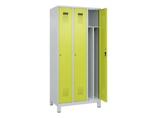 locker voor scheiding van kleding,HxBxD 1950x900x500mm,3vak