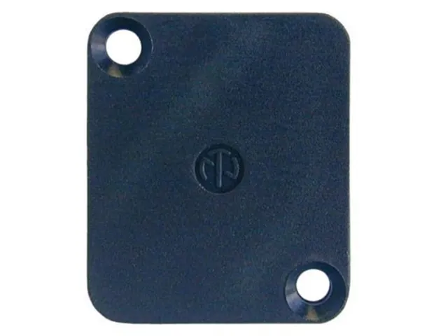 Neutrik - Blank Plaatje Voor D-Connector - Zwart